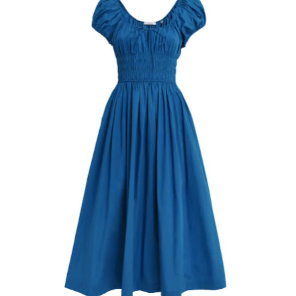Doen Quinn Dress, soft cobalt, XXL - Picture 2 of 7